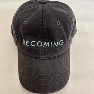 Michelle Obama Becoming Gray Baseball Hat Cap